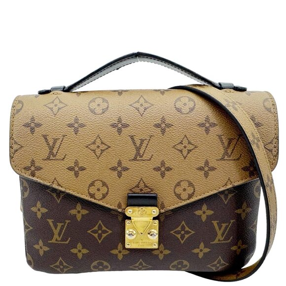Louis Vuitton Handbags - Louis Vuitton  Metis Pochette Reverse Monogram Canvas Crossbody Bag Brown